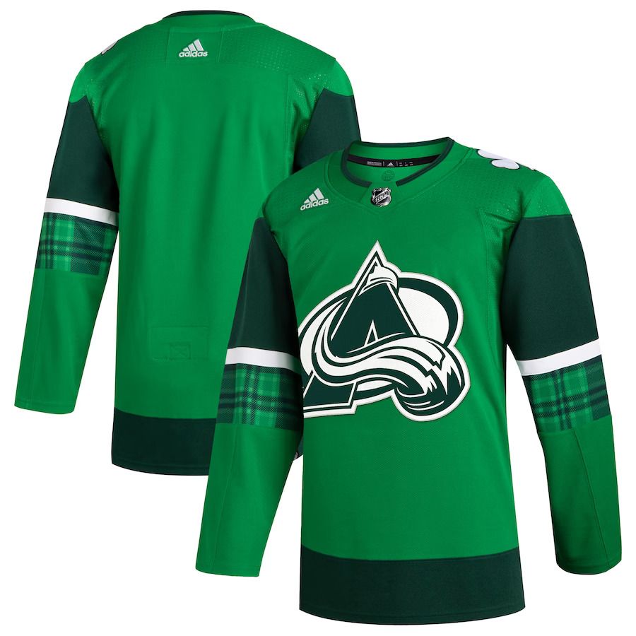 Men Colorado Avalanche adidas Kelly Green 2023 St. Patricks Day Primegreen Authentic NHL Jersey->women nhl jersey->Women Jersey